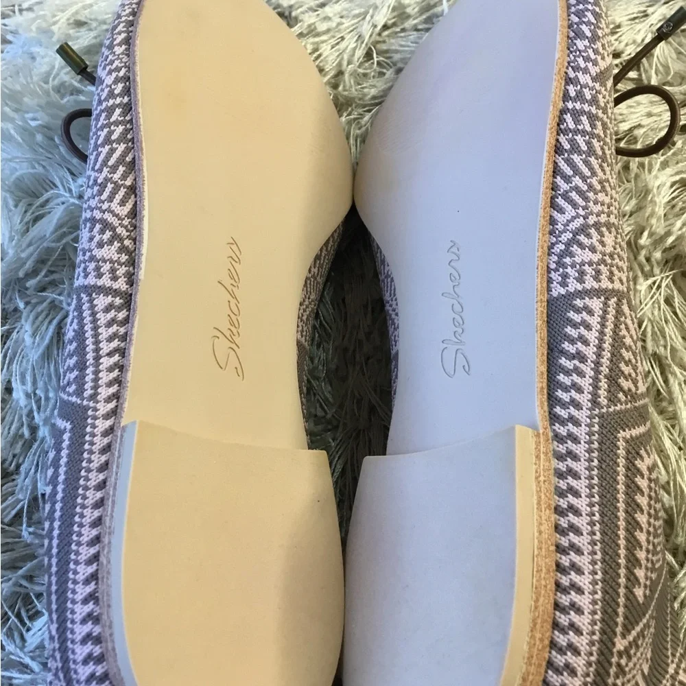 SKECHERS Womens size 8.5 CLEO SNIP KNIT VEGAN SKIMMERS SWEET CLASS MOCHA - Picture 3 of 4
